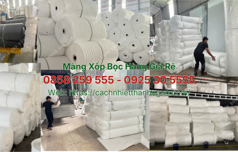 Mua Cuộn Màng Xốp Pe Foam Bọc Hàng Hóa Giá Rẻ Tại Bắc Ninh - Bắc Giang