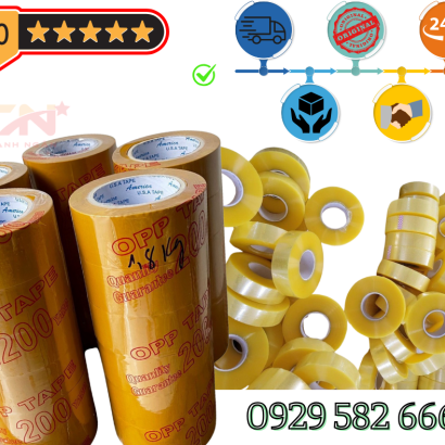 Băng keo trong 100 yard giá rẻ 
