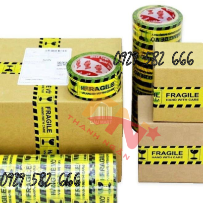 BĂNG KEO HÀNG DỄ VỠ - FRAGILE HAND WITH CARE 48 - 55mm