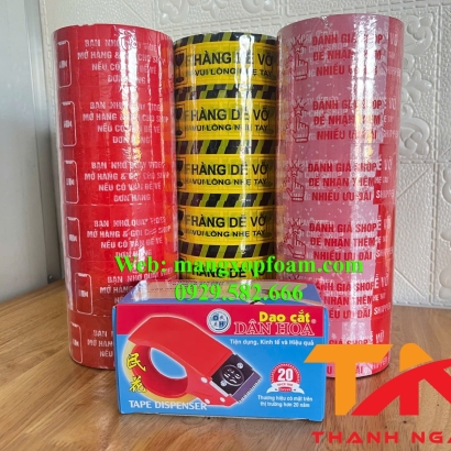 BĂNG KEO MÀU ĐỎ ĐÓNG THÙNG SIÊU DÍNH TẠI QUẬN BÌNH TÂN 
