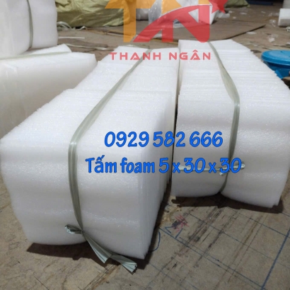 XỐP PE FOAM DẠNG TẤM CẮT SẴN THEO KÍCH THƯỚC YÊU CẦU