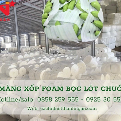 Cuộn Mút Xốp Pe Foam Chèn Lót Trái Cây Giá Sỉ Tại Kho Bình Định