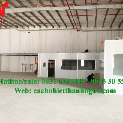 Thi Công Vách Panel eps Làm Văn Phòng Ở Bình Dương