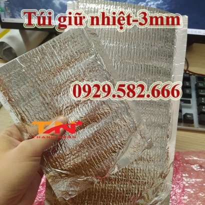 Túi xốp tráng bạc 4mm có keo dán ở Đồng Nai 