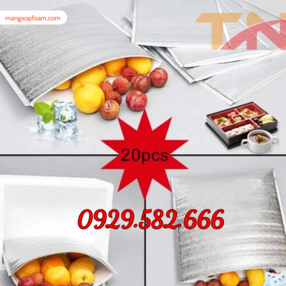 TÚI LÁ NHÔM - CÁCH NHIỆT ĐỰNG ĐỒ ĂN TAKE AWAY GIÁ CỰC RẺ TẠI THỦ ĐỨC