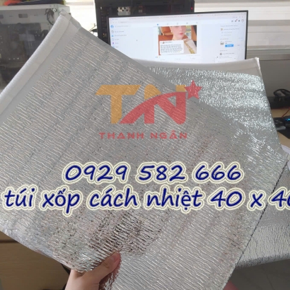 Ưu điểm của túi xốp cách nhiệt tráng bạc 40cm x 40cm