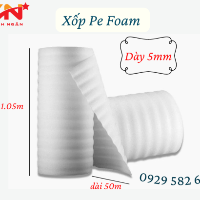 Màng Xốp Pe Foam 5mm x 105cm x 50m tại Định Quán