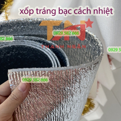 Xốp Tráng Bạc Cách Nhiệt Dày 10mm Ở KCN Bàu Xéo Trảng Bom